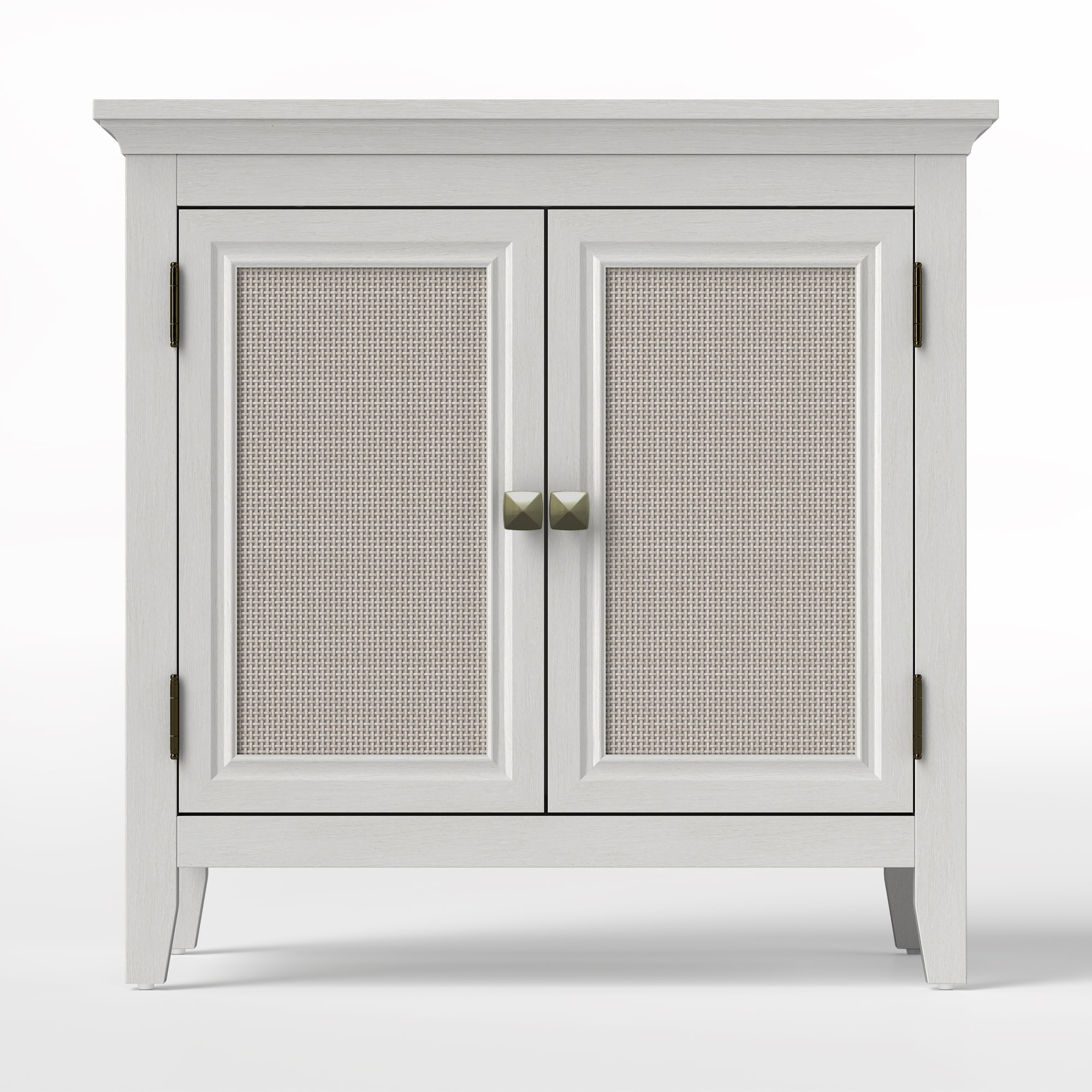 Kitchen Sideboard Cabinet With Rattan Doors And Storage Shelves_voghion.com